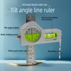 Solid aluminum angle level measuring instrument, tilt angle measuring instrument,