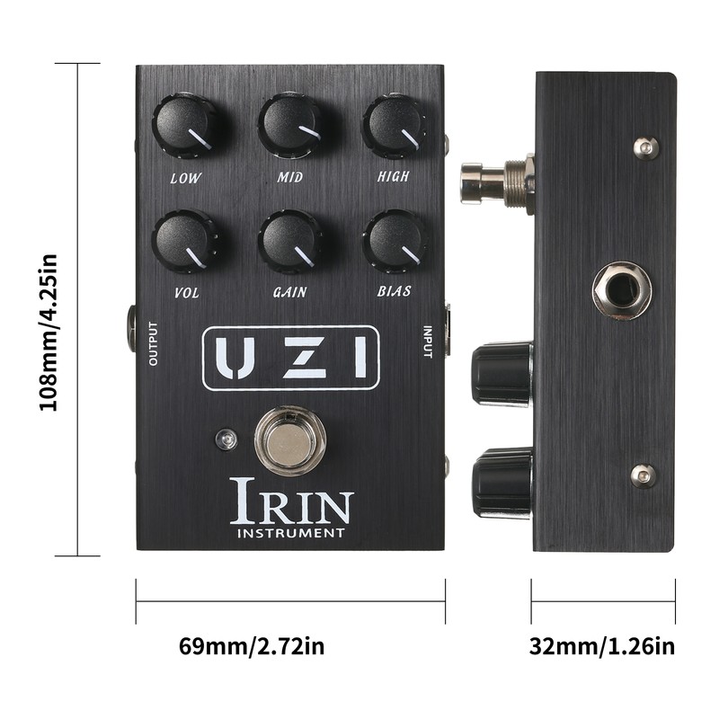 IRIN Guitar Effect Pedal Mini Guitar Heavy Rock Distortion Effect