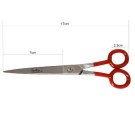 Barber Scissor 6.5 for Hair Cutting Barber Hairdressing Scissor RED Scissor SANDBROS