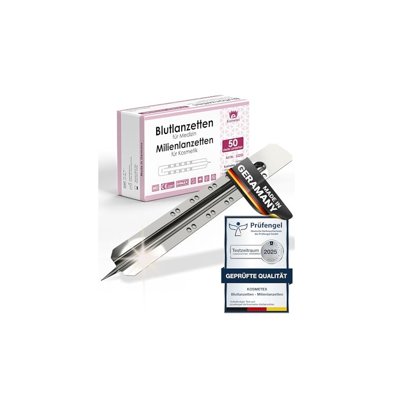 Disposable lancets, lancets, sterile Kosmetex blood lancets