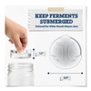 4 Pack Glass Fermentation Weights With Easy Grip Handles -