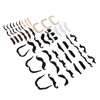 ANGGREK Juego de Bigotes Falsos, 51PCS Bigotes Falsos Pelusa Pasteable