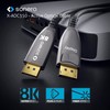 Sonero® 8K-DisplayPort 1.4 Kabel, Glasfaser-Hybrid-Kabel, Auflösung bis 8K 60 Hz