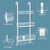 Over The Door Basket Organizer 3 Tier Hanging Kitchen Storage