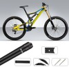 33.9x600 Mountain Bike Lengthen Saddle Seatpost Aluminium Alloy Folding Bicycle