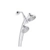 KOHLER Dual Shower Heads 3-Spray Round Wall Mount Hand Shower