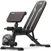 FLYBIRD Adjustable Weight Bench with Leg Extension & Preacher Curl