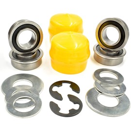 HD Switch Front Wheel Bearings Kit Replaces John Deere L100 L105 L108 L110 L120 L130 Bushing to Bearing Conversion Kit