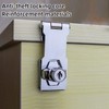 3Pcs Keyed Hasp Locks 2.5 Inch Twist Knob Keyed Locking
