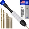 Craft911 Manual Craft Drill Sharp HSS Micro Mini Twist Drill