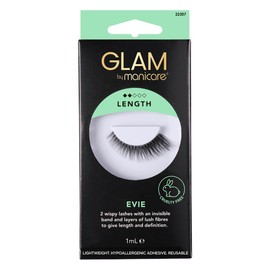 Glam By Manicare Evie Eye Lashes, Black