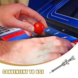 SUPVOX Leva Flipper con Molla di Controllo Flessibile Maniglia Robusta per Giochi Arcade E Flipper Da Tavolo Uso Domestico E Commerciale 6.69X1.38X1.38In