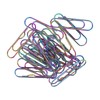 20pcs Metal Pen Clips Strong Clamping Force Rust Prevention Electroplating