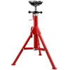 VEVOR Pipe Jack Stand with 4-Ball Transfer V-Head and Folding