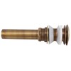 Antique All Copper Bathroom Sink Drain Sink Pop Up Drain