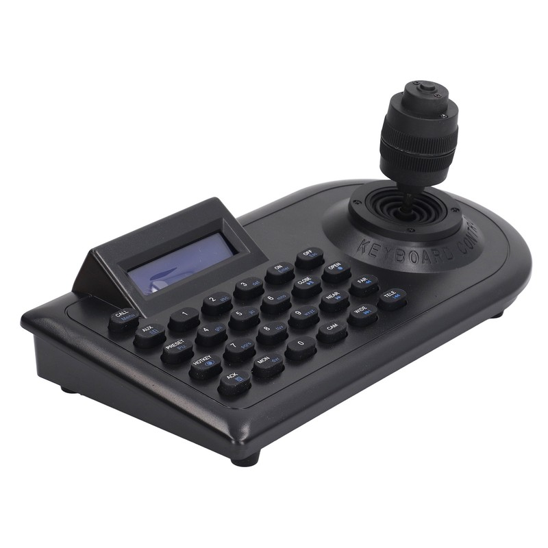 LCD Analog PTZ Camera Keyboard with 4D Joystick PTZ Speed