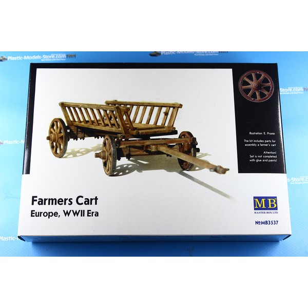 FARMERS CART, EUROPE, WWII ERA 1/35 MASTER BOX 3537