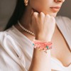 Beaded Bracelet for Women Boho Multilayer Tassel Bracelet Stackable Stretch