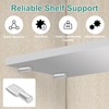 sourcing map 20Pcs Shelf Support Pegs, 5mm Spoon Shape Shelf
