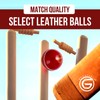 ONEGlobal Select Leather Cricket Ball | 100% Handcrafted, 156g -