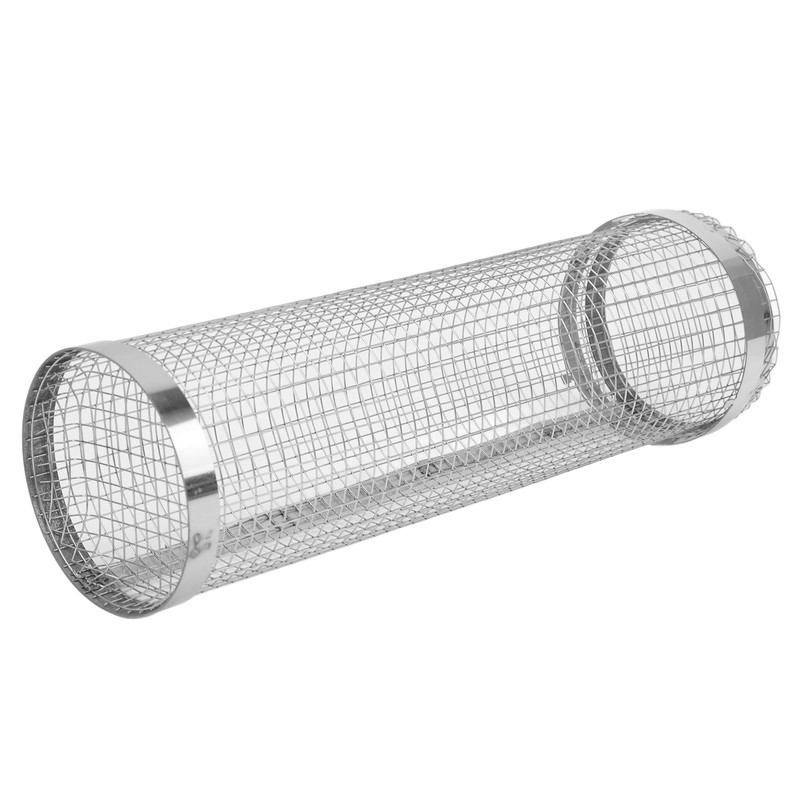 BBQ Net Tube Rolling Grilling Basket Stainless Steel Wire Mesh