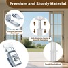 MCSDFN 4 Pack Bifold Door Hardware Repair Kit, Bi-fold Sliding