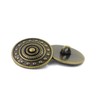 10 botones de vástago de metal para rueda. 23 mm