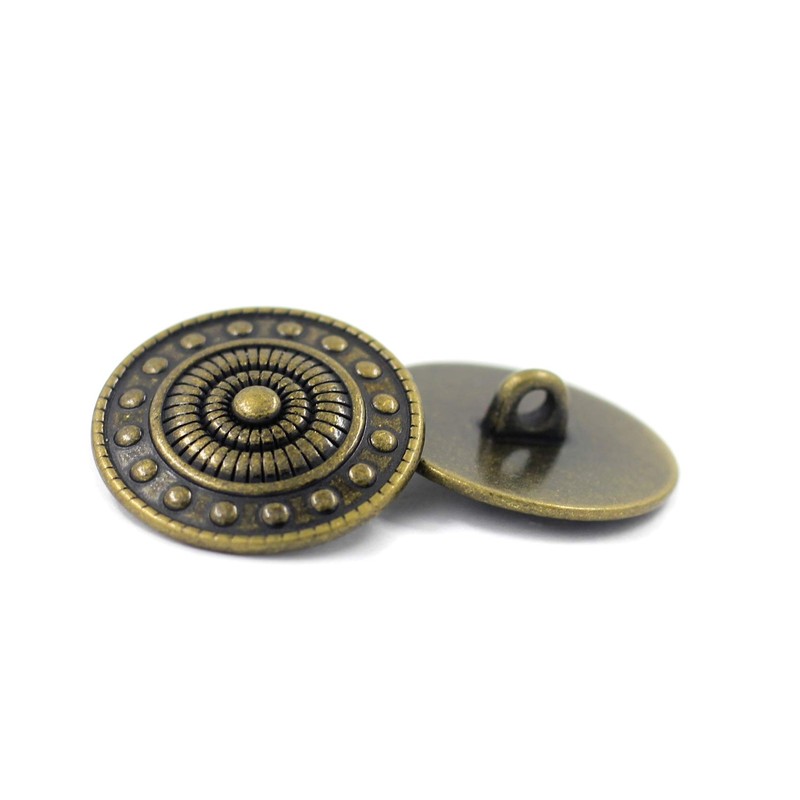 10 botones de vástago de metal para rueda. 23 mm