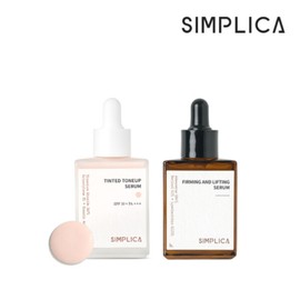 SIMPLICA Serum 2 types (Lifting 1 + Tone-up 1) / SIMPLICA 심플리카 세럼 2종(리프팅1+톤업1)
