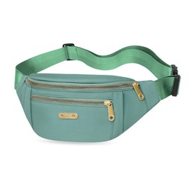GIDWRIY Belly Bags Women Men Outdoor Belt Bag Waterproof Bum Bag Women Fanny Pack Hip Bag Crossbody Bag Stylish Chest Bag Shoulder Bag Women Hip Bags Fashion, Green