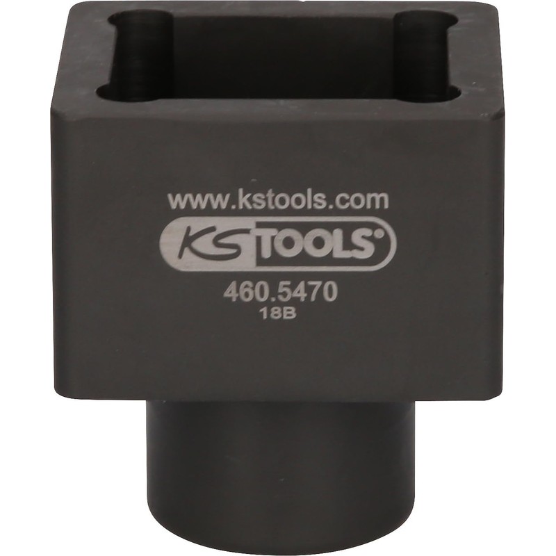 KS Tools 460.5470 1/2 Inch Clamping Nut Socket, 32 mm