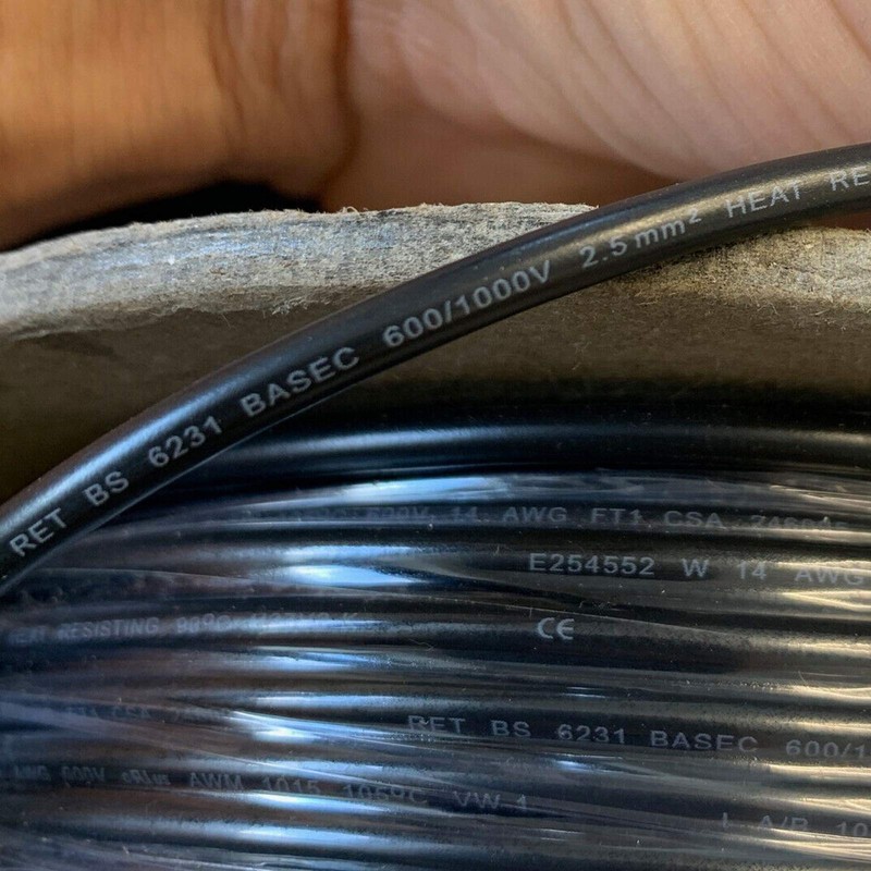 BMF DIRECT TRI RATED 12V 240V RED/BLACK PANEL & POWER