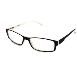 Colorviper Soft Matte Black w/ 2 Tone Reading Glasses Spring Hinge 0.74 Oz (R1 MATTE BLACK MATTE WHITE, 1.75)