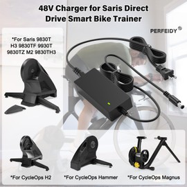 48V Charger for Saris Smart Bike Trainer 9830T H3 9830TF 9930T 9830TZ M2