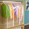 Clear Hanging Garment Bags for Closet Large Window Hanging Clothes