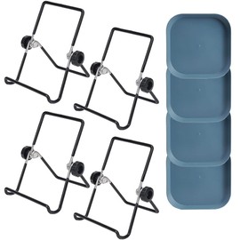 TONGNENGLIU Stainless Steel Sprouting Stands, Tray,For Wide And Regular Canning Jars Holder,For Make Sprouts, Broccoli, Lentil Seeds,Also Used To Phone Tablet Stand(C-4Pcs Small)