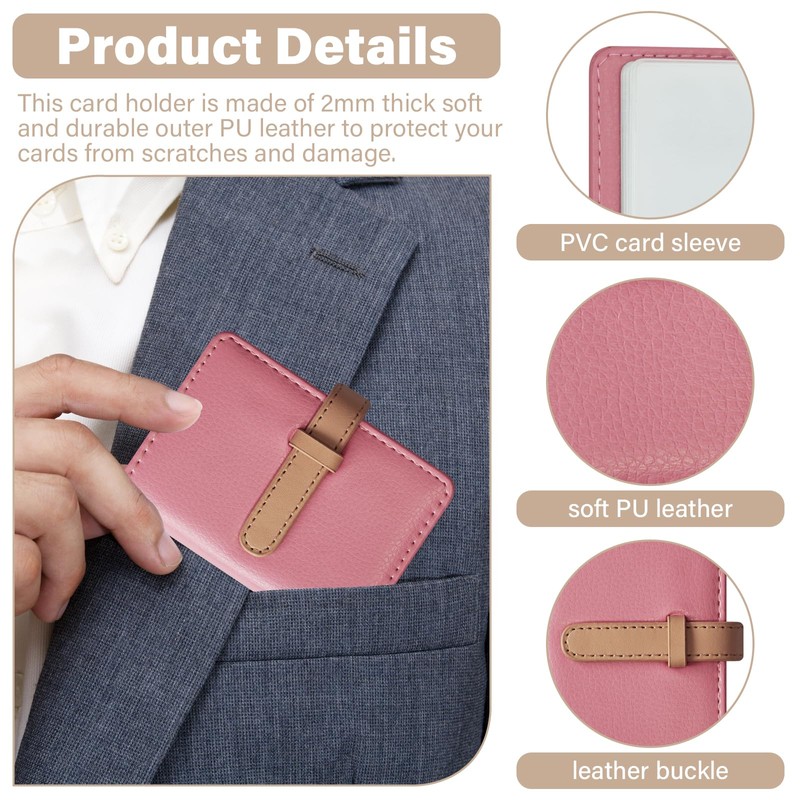 FORYEE Credit Card Holder with 26 Suitable Slot, ID Card