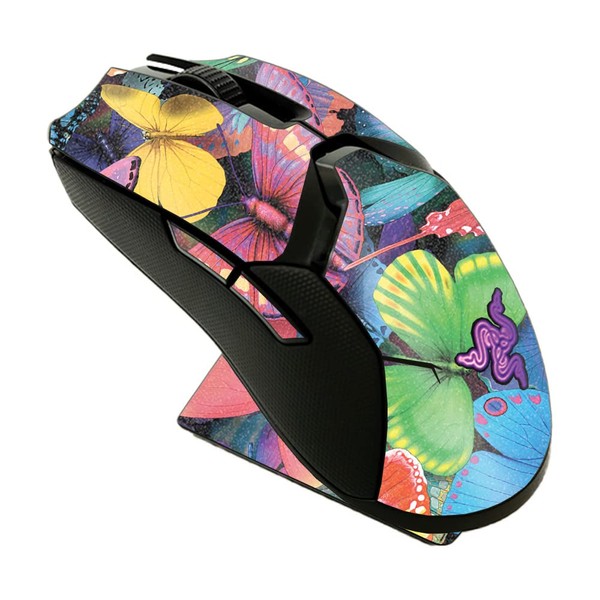 MightySkins Glossy Glitter Skin Compatible with Razer Viper Ultimate -