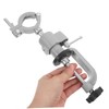 TEHAUX Heavy Duty Rotating Vise Clamp Aluminum Drill Stand Holder