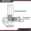 Amavoler Universal Motorcycle 22mm Handlebar Grip with Light Turn Signal