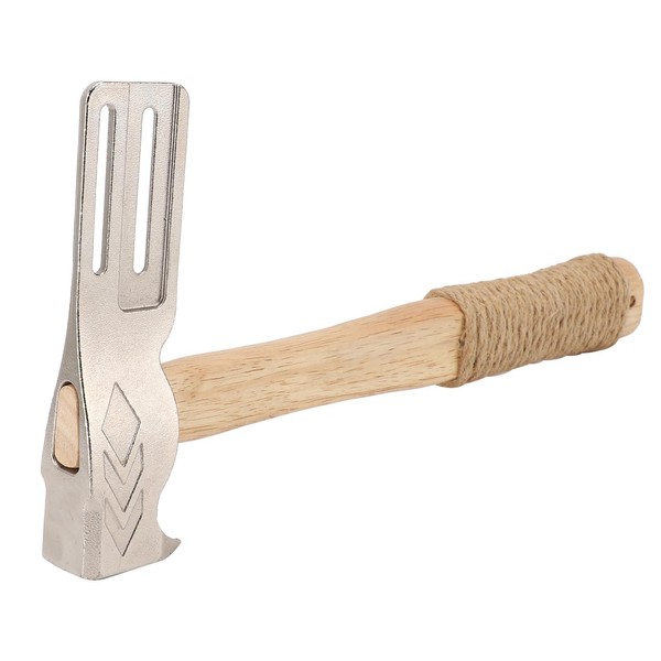 Magnetic Roofing Hammer, Multifunctional Magnet Roofing Hatchet with Solid Wood