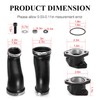 1UY-14453-00-00 Carburetor Intake Manifold Boot Joint & Air Box Cleaner