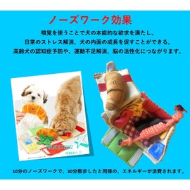 BLUE STARZ 13923 Dog Toy, Sound, Plush Picnic Box, Educational Nosework, Snack Search, Preventing Eating, Stress Relief, Small Dogs (Picic Box)