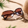 JiSoo Reading Sunglasses 2.0 Bifocal Sunglasses for Women, Retro Square
