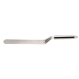 Weis Glazing Spatula Angled, Stainless Steel Silver, 37.5 x 3.5 x 0.8 cm