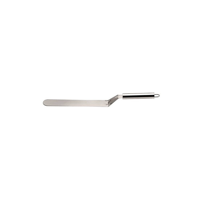 Weis Glazing Spatula Angled, Stainless Steel Silver, 37.5 x 3.5