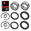 Front Wheel Bearings & Seals Circlip Dust Seal Compatible with