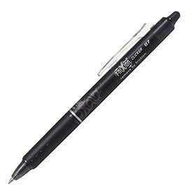 Pilot Frixion clicker rollerball pen, 0.7 mm, Black