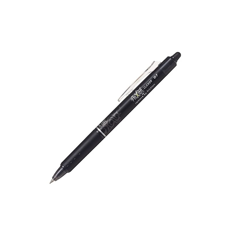 Pilot Frixion clicker rollerball pen, 0.7 mm, Black