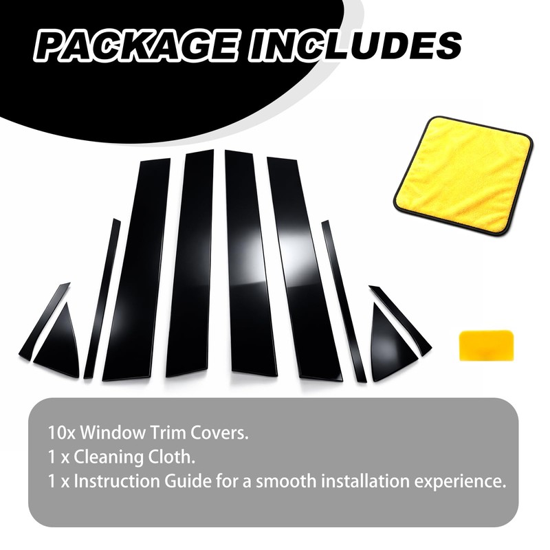 iwannachange A Set Door Window B Pillar Post Cover Trim